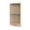 Flash Furniture Bright Beginnings 2 Tier Wooden Classroom Corner Storage Unit w/Rounded Front Edges, Kid Safe, Natural MK-KE24022-GG - alternate 6